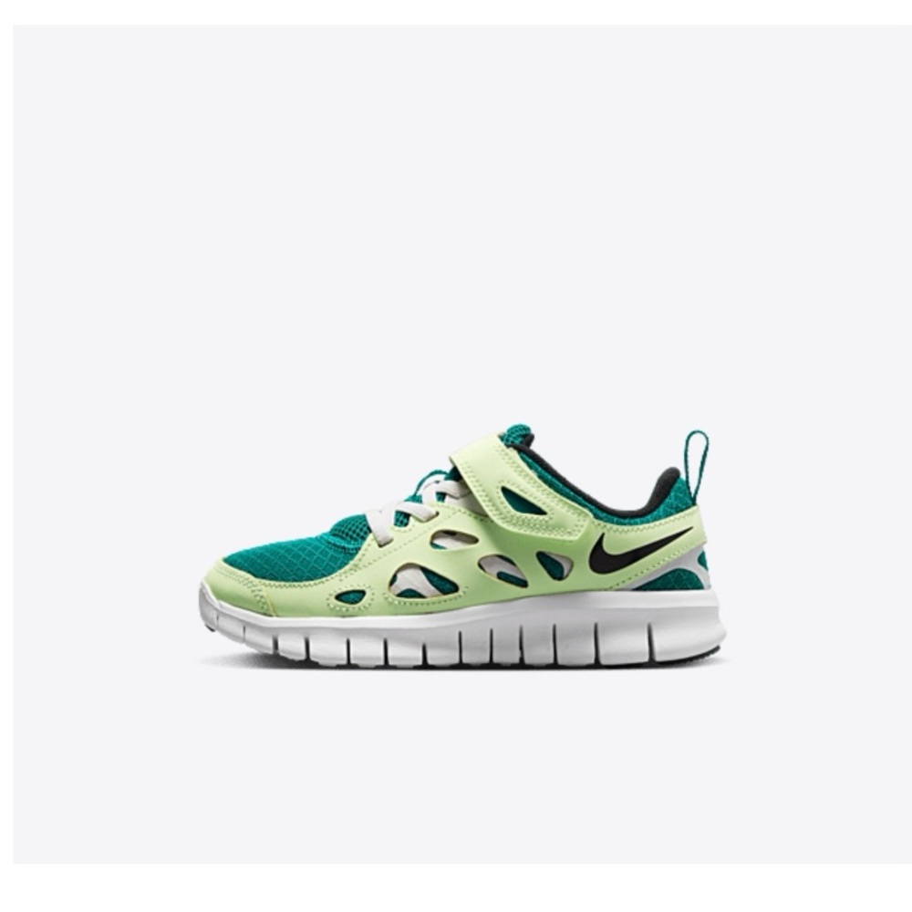 NWT Nike Free Run 2 Little Kids Shoes Size 11 Green